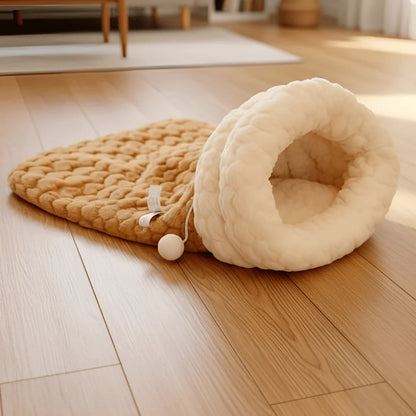 Plush Cat Sleeping Bag