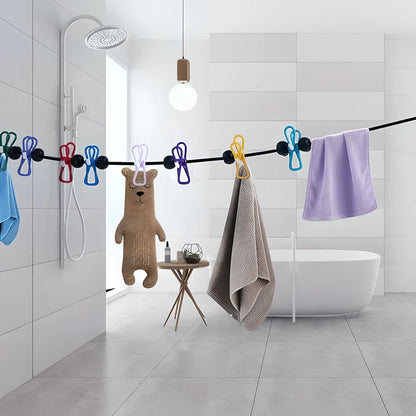 Travel Clothesline Portable Stretch Design