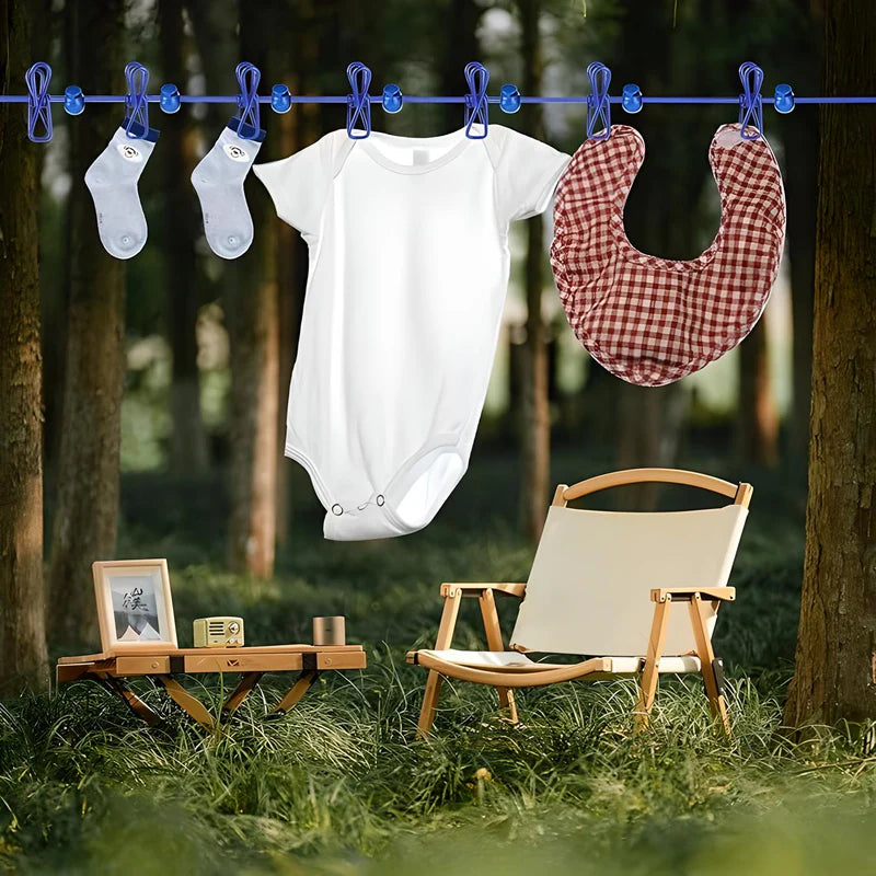 Travel Clothesline Portable Stretch Design