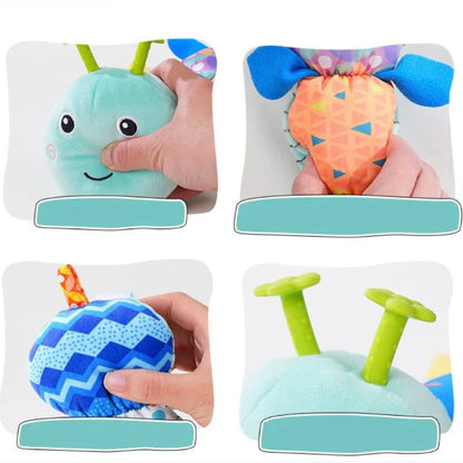 Sensory Musical Plush Toy Caterpillar for Babies