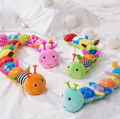 Sensory Musical Plush Toy Caterpillar for Babies