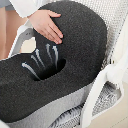 Contoured Memory Foam Seat Cushion for Everyday Sitting Comfort