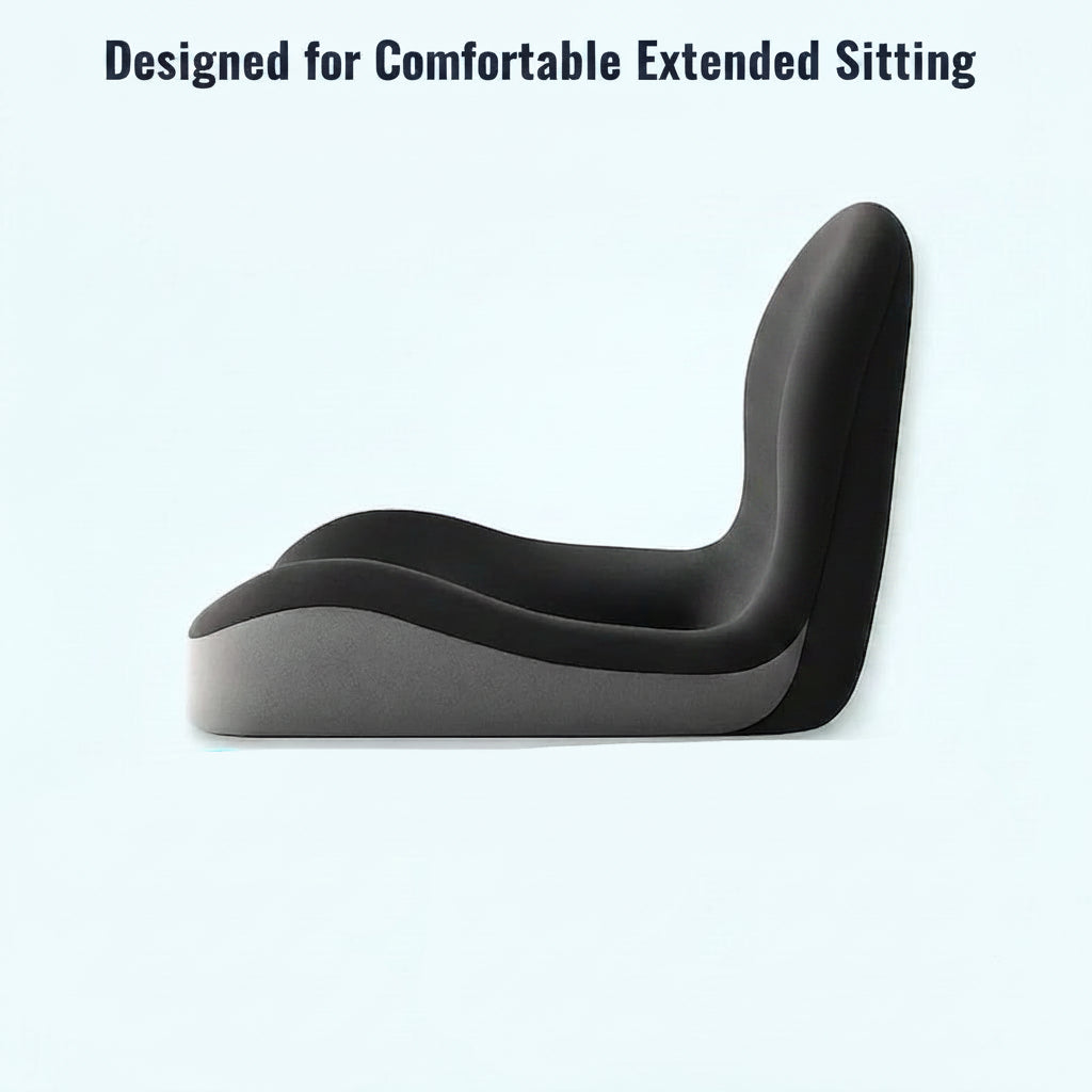 Contoured Memory Foam Seat Cushion for Everyday Sitting Comfort