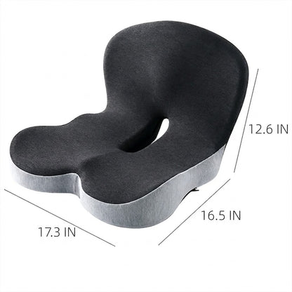 Contoured Memory Foam Seat Cushion for Everyday Sitting Comfort