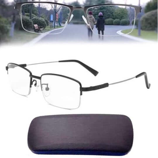 Intelligent Progressive Glasses, ARNO Lens Technology, Photochromic, Blue Light Filter and UV400