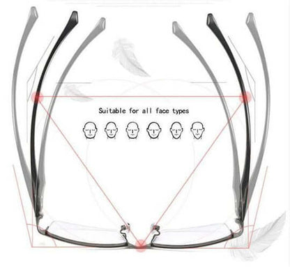 Intelligent Progressive Glasses, ARNO Lens Technology, Photochromic, Blue Light Filter and UV400