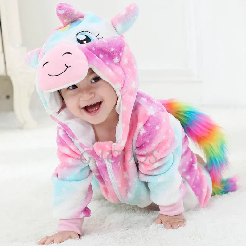 Baby Onesies Animal Inspired Soft Cotton Rompers