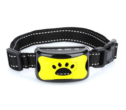 Rechargeable Anti Bark Dog Collar Adjustable Reflective Waterproof Nylon