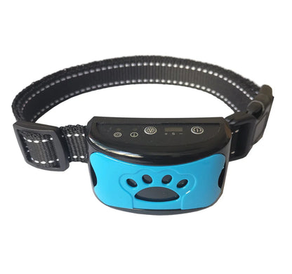 Rechargeable Anti Bark Dog Collar Adjustable Reflective Waterproof Nylon