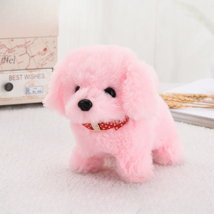 Sound Activated Walking Puppy Toy with Barking and Tail Wagging for Kids