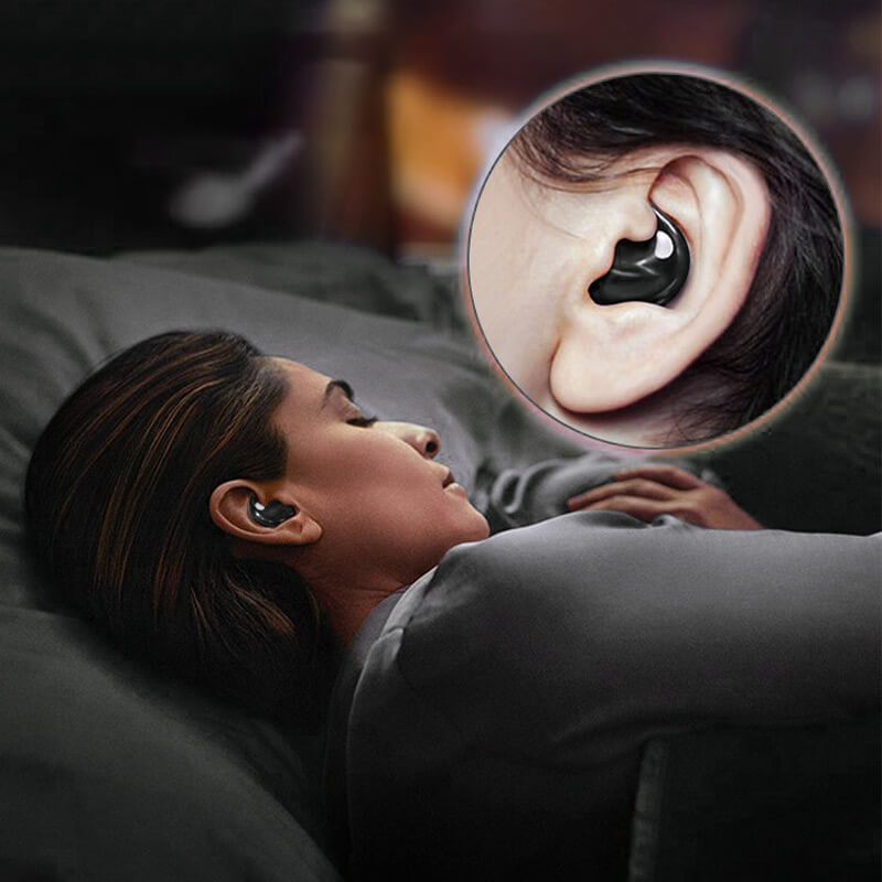 Wireless Flat Earbuds with Compact Design and Charging Case