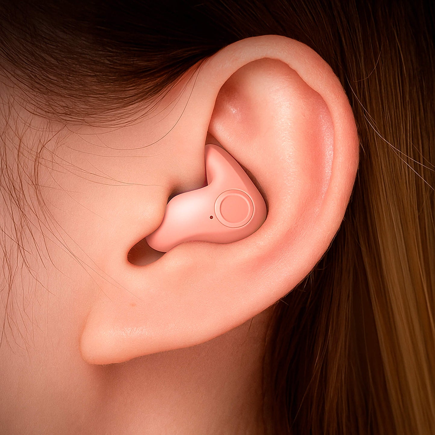 Wireless Flat Earbuds with Compact Design and Charging Case