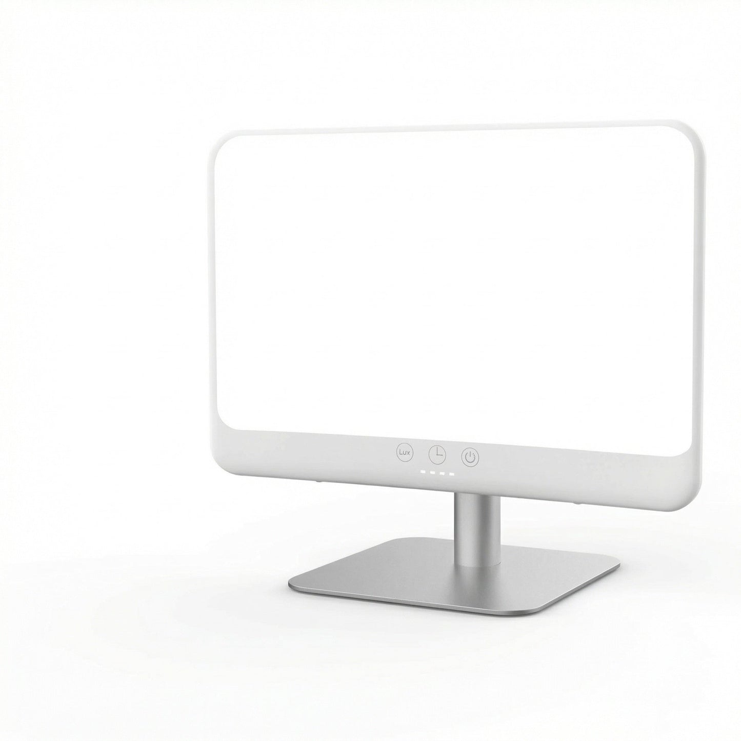 LED Light Therapy Lamp with 10,000 Lux Output and Adjustable Brightness, Flicker-Free
