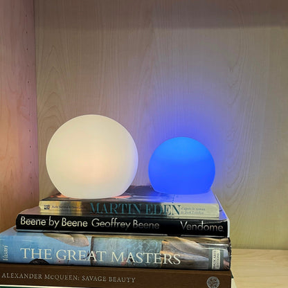 Color Changing LED Orb Lamp with Remote Control and 10-Hour Battery Life