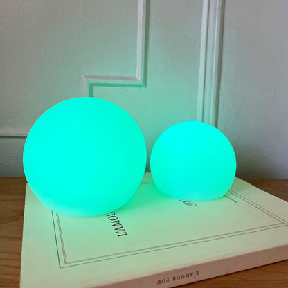 Color Changing LED Orb Lamp with Remote Control and 10-Hour Battery Life