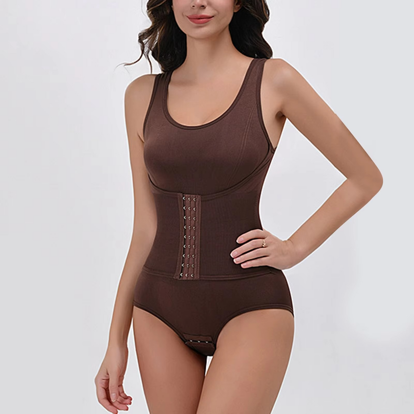Women’s Bodysuit and Bra Set with Adjustable Straps and Smooth Fit Design