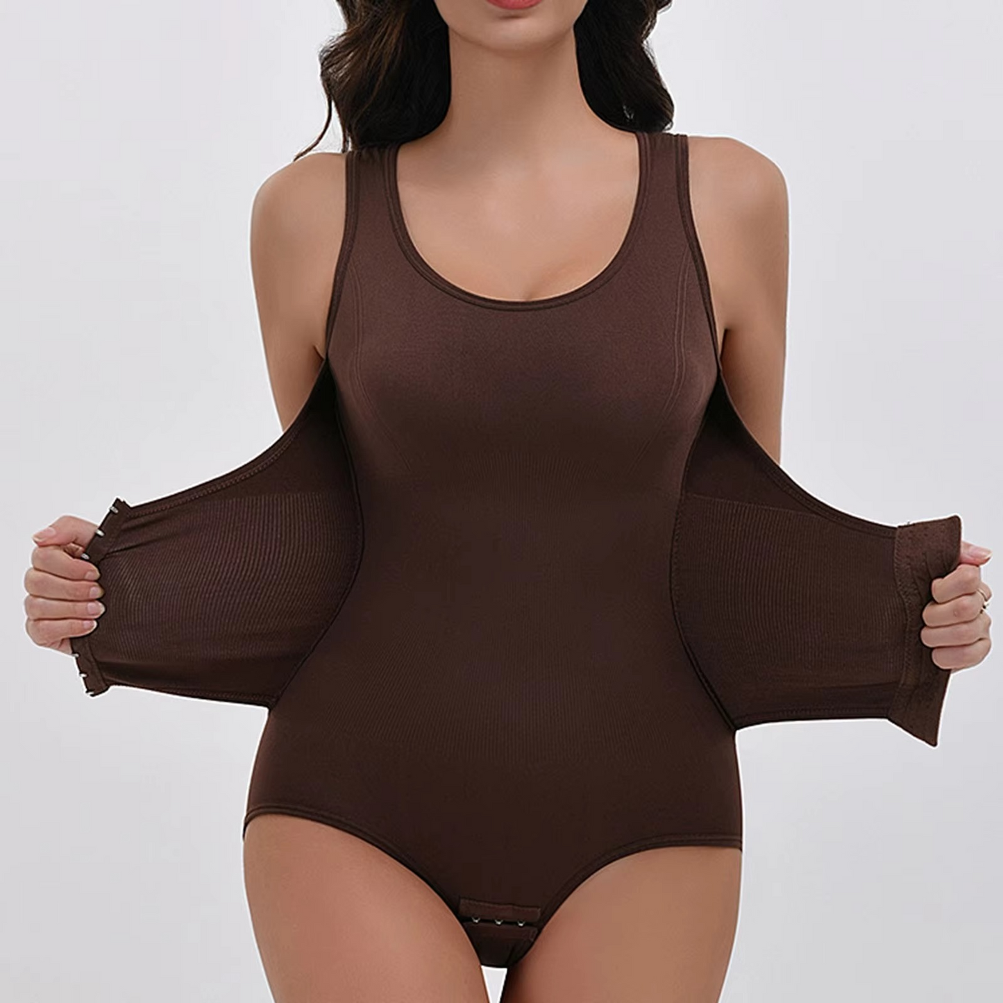 Women’s Bodysuit and Bra Set with Adjustable Straps and Smooth Fit Design