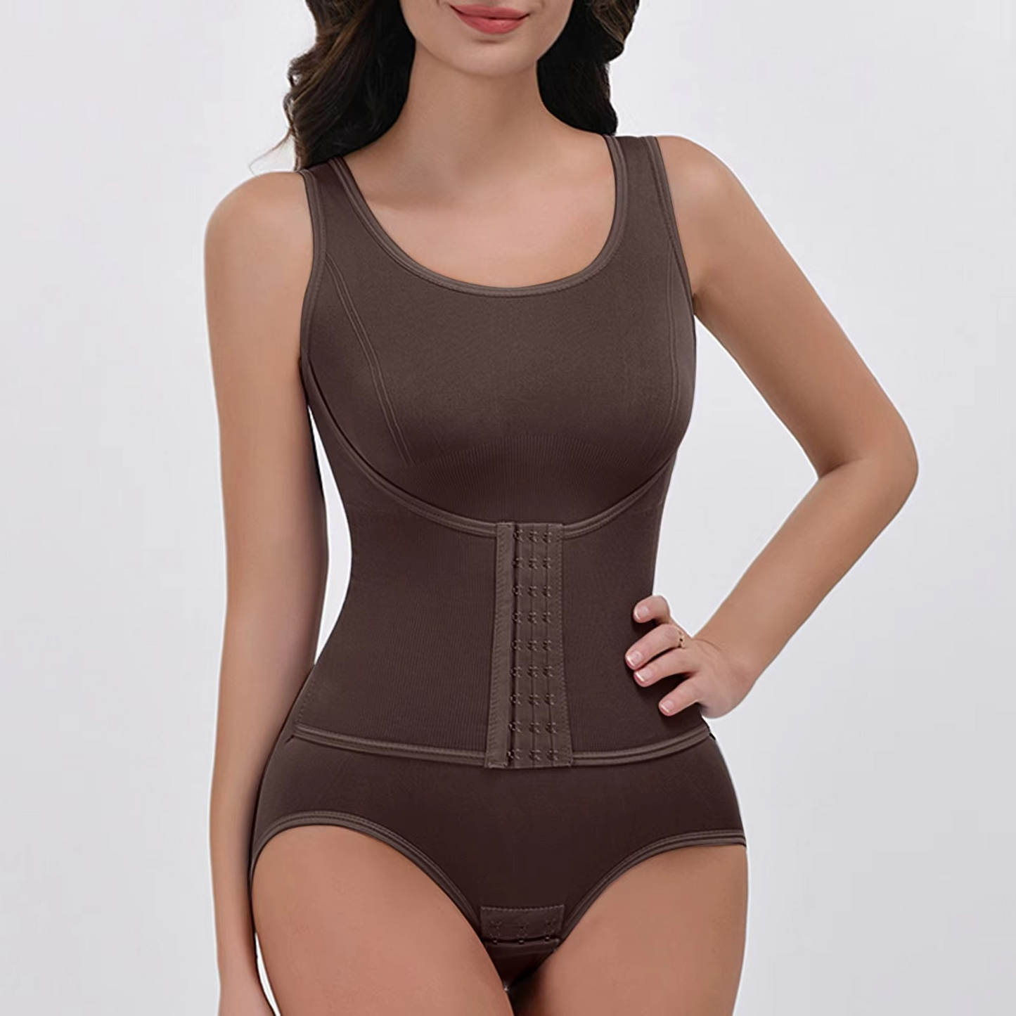 Women’s Bodysuit and Bra Set with Adjustable Straps and Smooth Fit Design