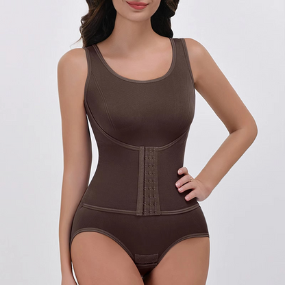 Women’s Bodysuit and Bra Set with Adjustable Straps and Smooth Fit Design