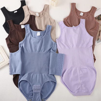 Women’s Bodysuit and Bra Set with Adjustable Straps and Smooth Fit Design