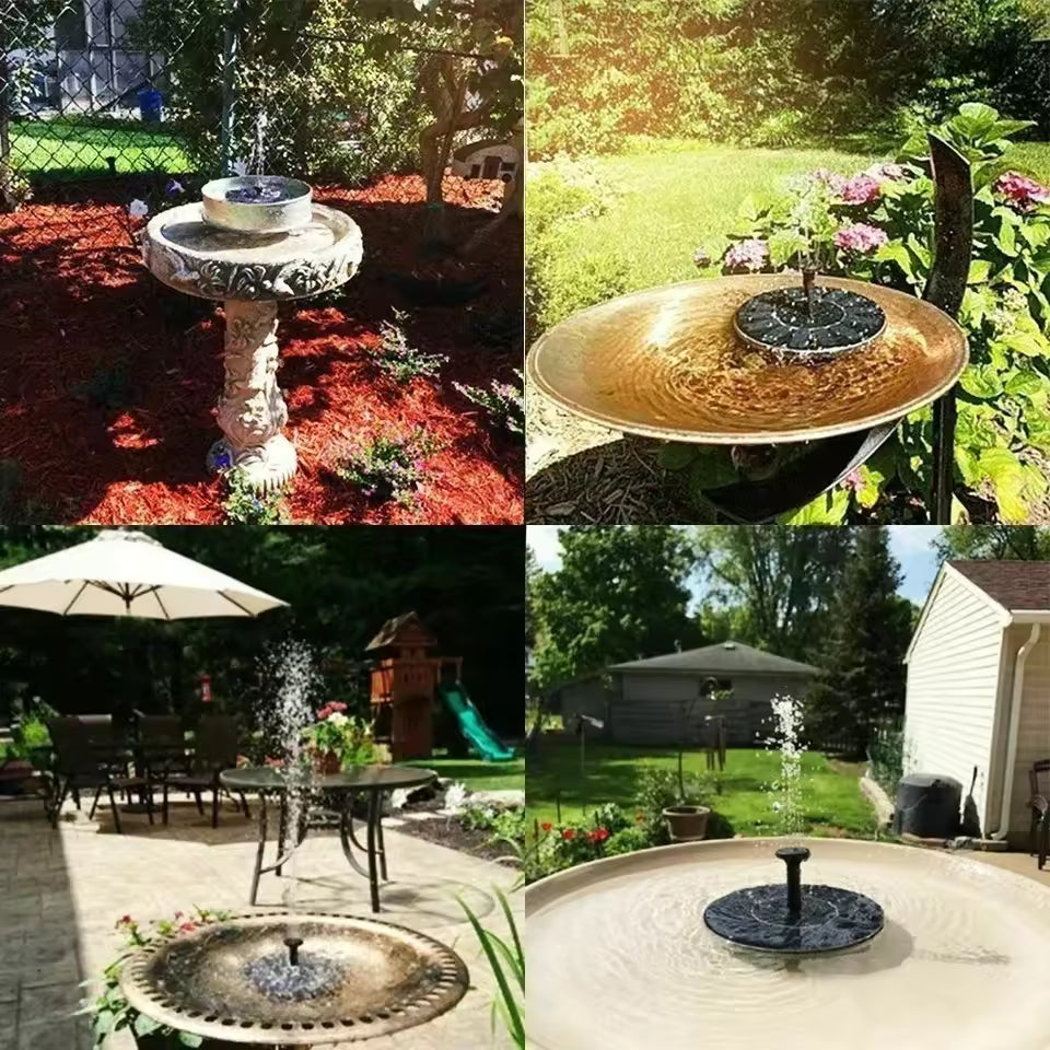 Solar Water Fountain for Garden