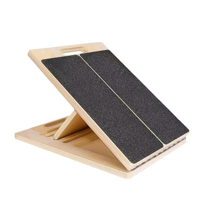 Calf Stretcher Board with Adjustable Incline and Non-Slip Surface, Foldable