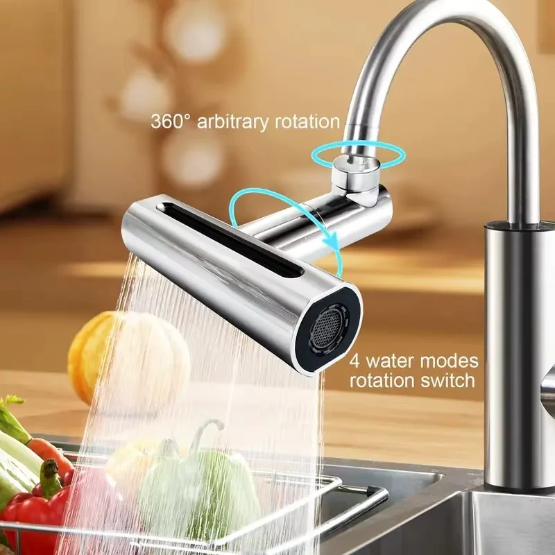 Versatile Splash Proof Faucet Adapter for Kitchen and Bathroom Sinks