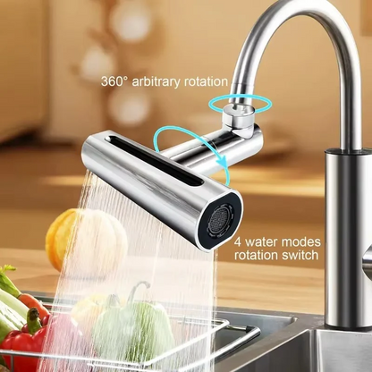 Versatile Splash Proof Faucet Adapter for Kitchen and Bathroom Sinks