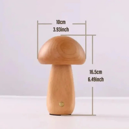 Mushroom Night Light with Touch Control and Adjustable Brightness