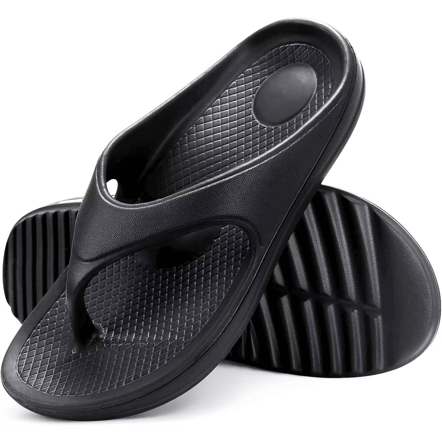 Women's Arch Support Flip Flops with Cushioned Sole for Summer Wear