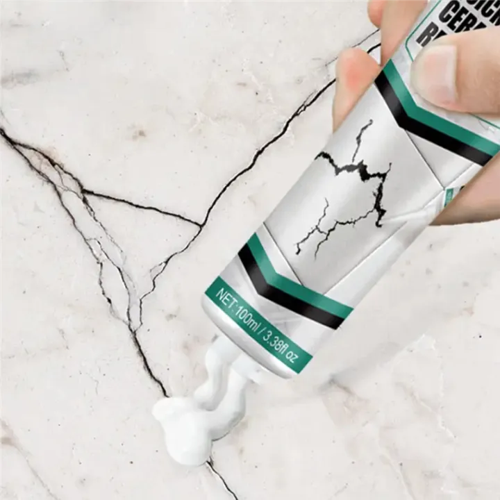 Fast-Setting Tile Restoration Filler for Cracks, Chips and Grout Joints