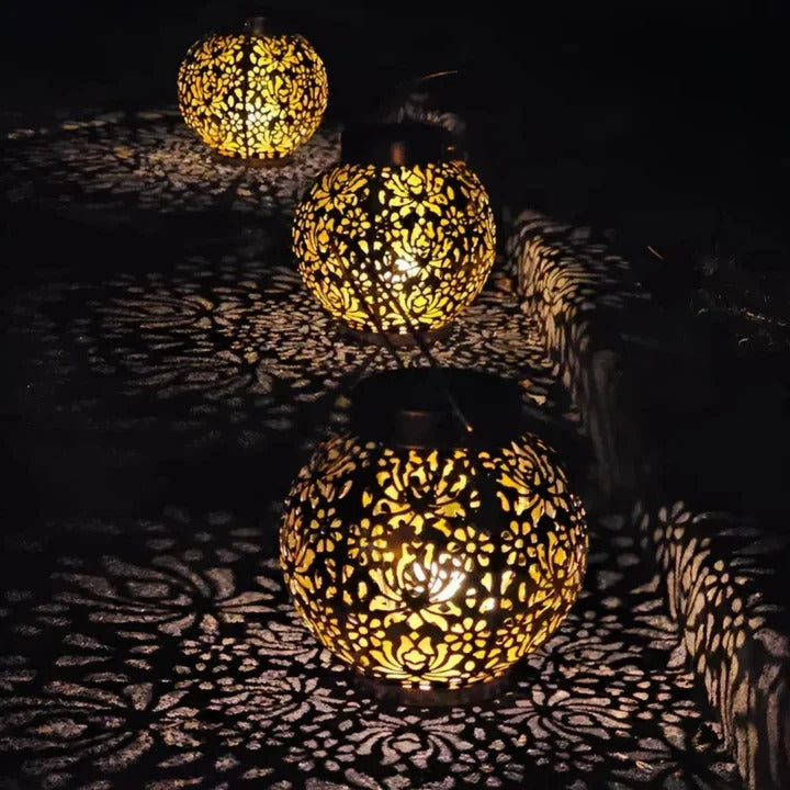 Weatherproof LED Solar Pendant Light