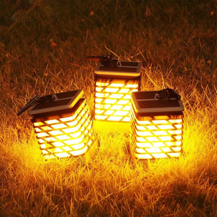 Solar LED Garden Lantern for Soft Ambient Illumination