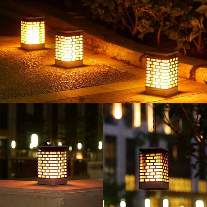 Solar LED Garden Lantern for Soft Ambient Illumination