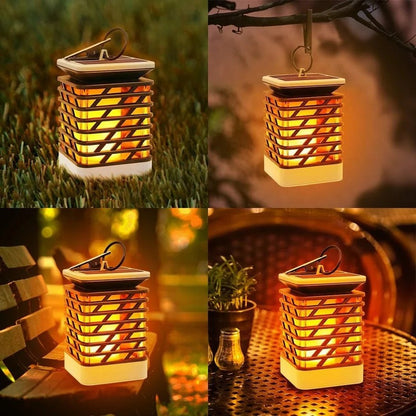 Solar LED Garden Lantern for Soft Ambient Illumination