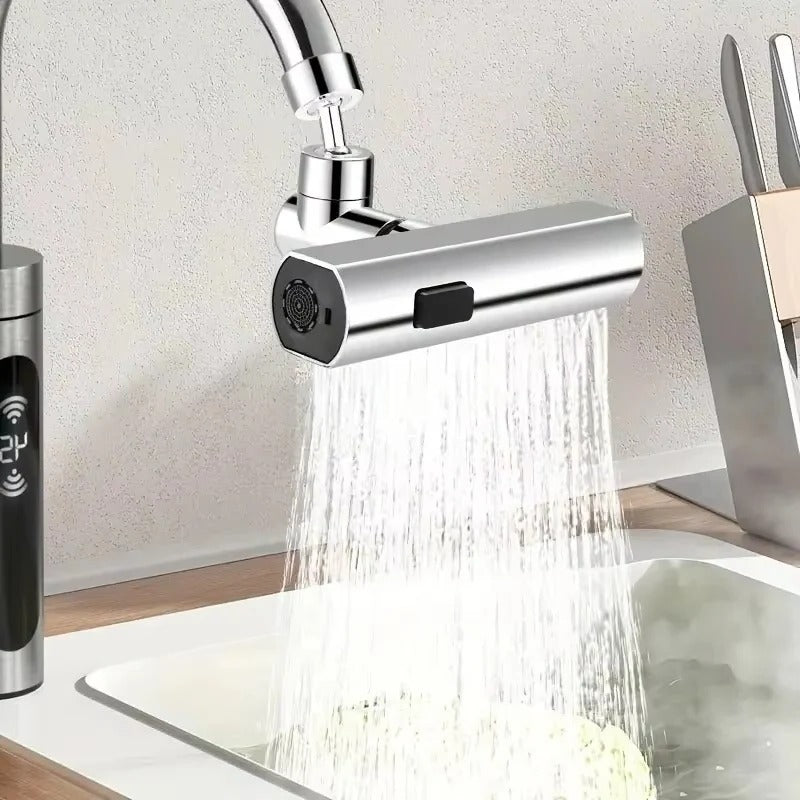 Versatile Splash Proof Faucet Adapter for Kitchen and Bathroom Sinks