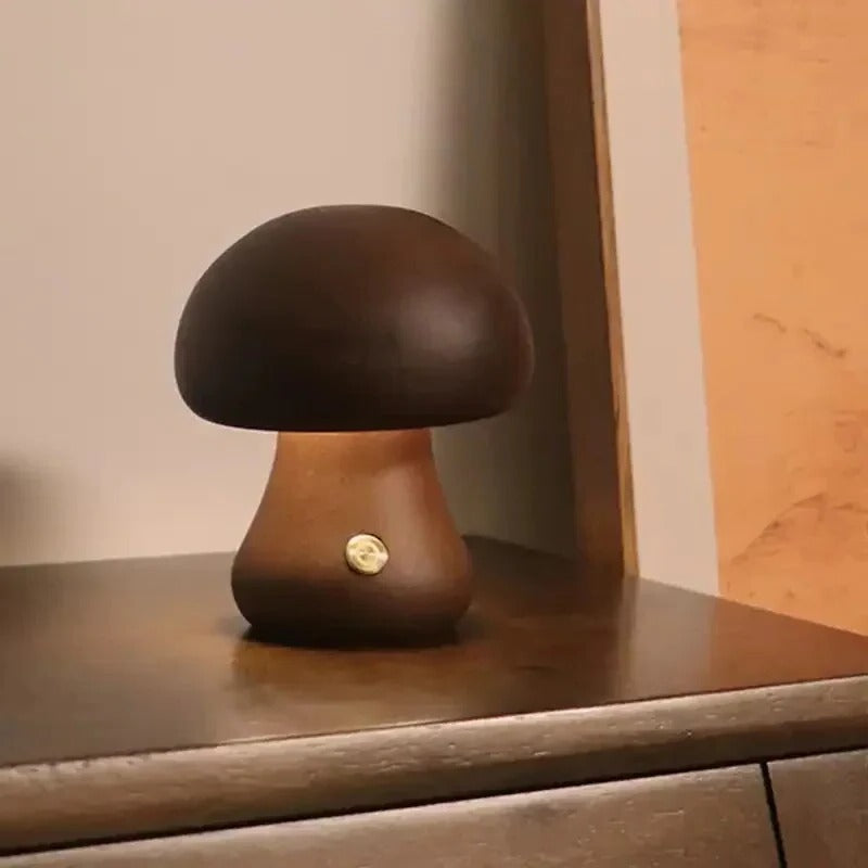 Mushroom Night Light with Touch Control and Adjustable Brightness