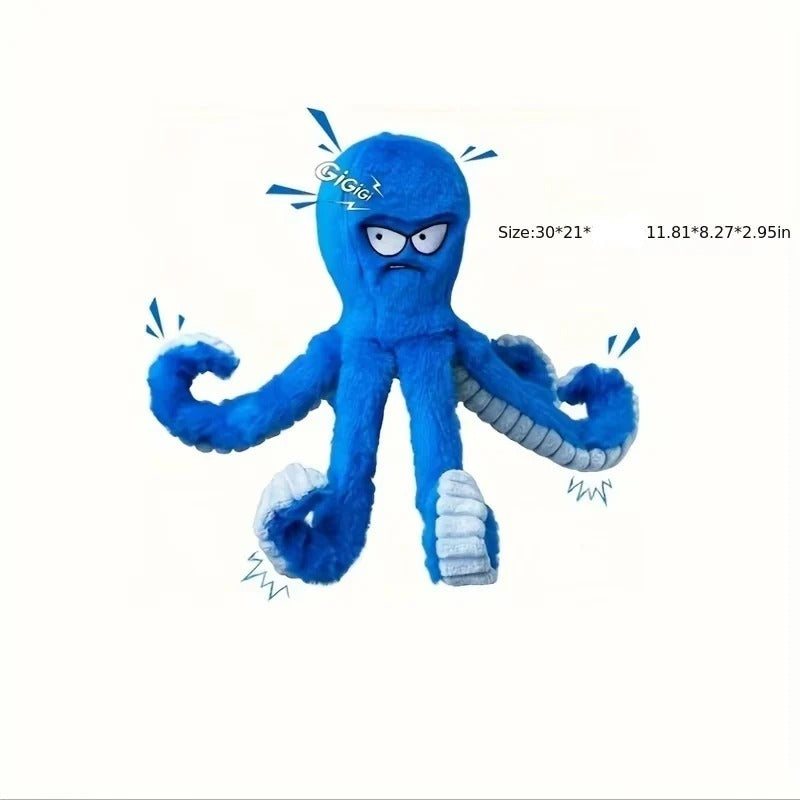 Squeaky Octopus Toy for Dogs