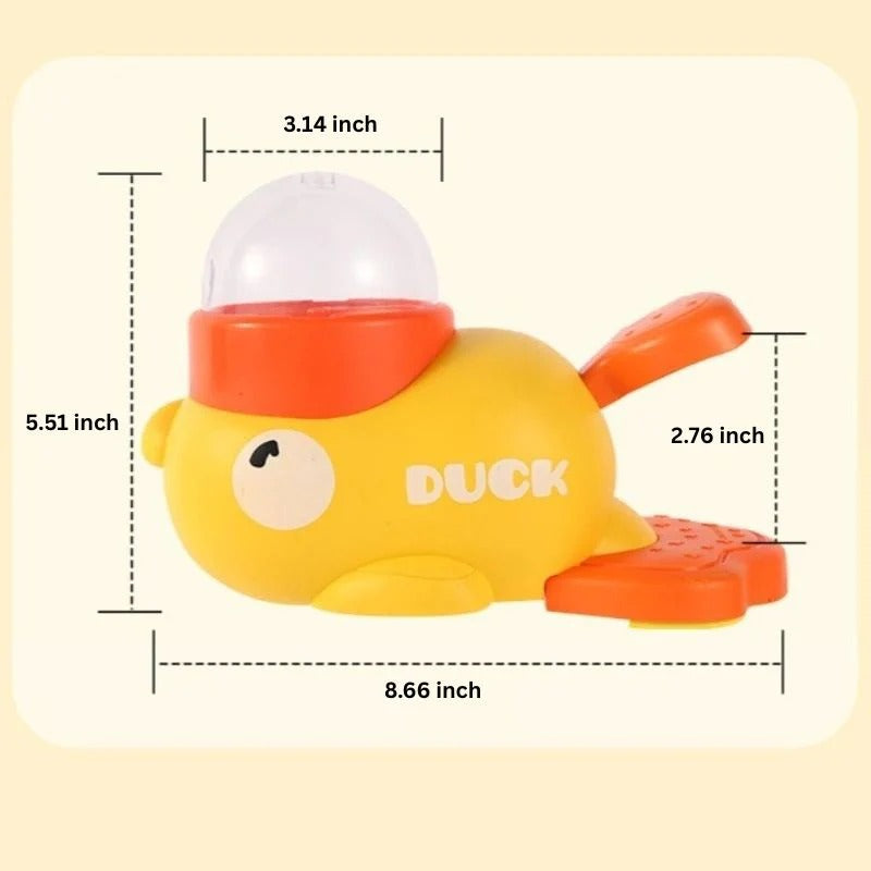 Cartoon Duck Dog Food Feeder, Interactive Pet Puzzle Toy