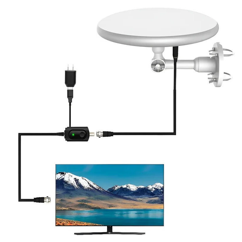 High-Gain Outdoor HD TV Antenna with Extended Range