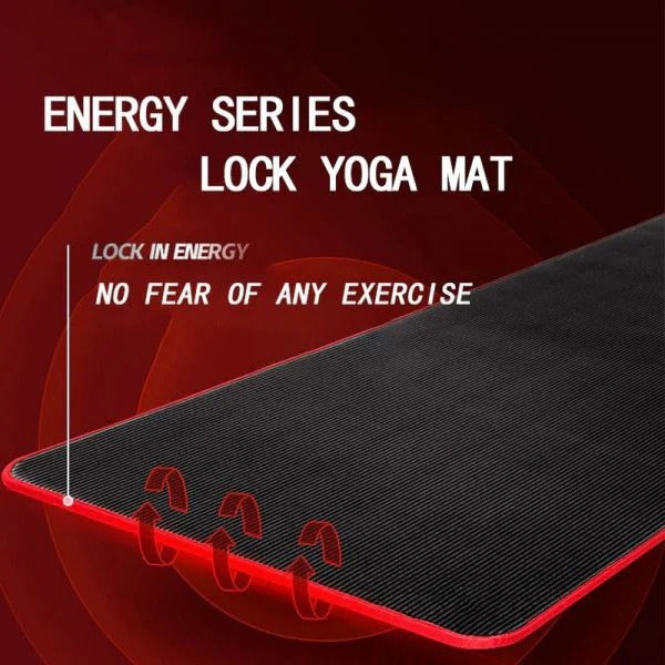 Men’s High Density Yoga and Exercise Mat with Extra Cushioning