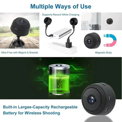 Mini Wireless 1080p HD Camera with Audio and Night Vision