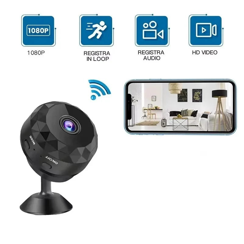 Mini Wireless 1080p HD Camera with Audio and Night Vision
