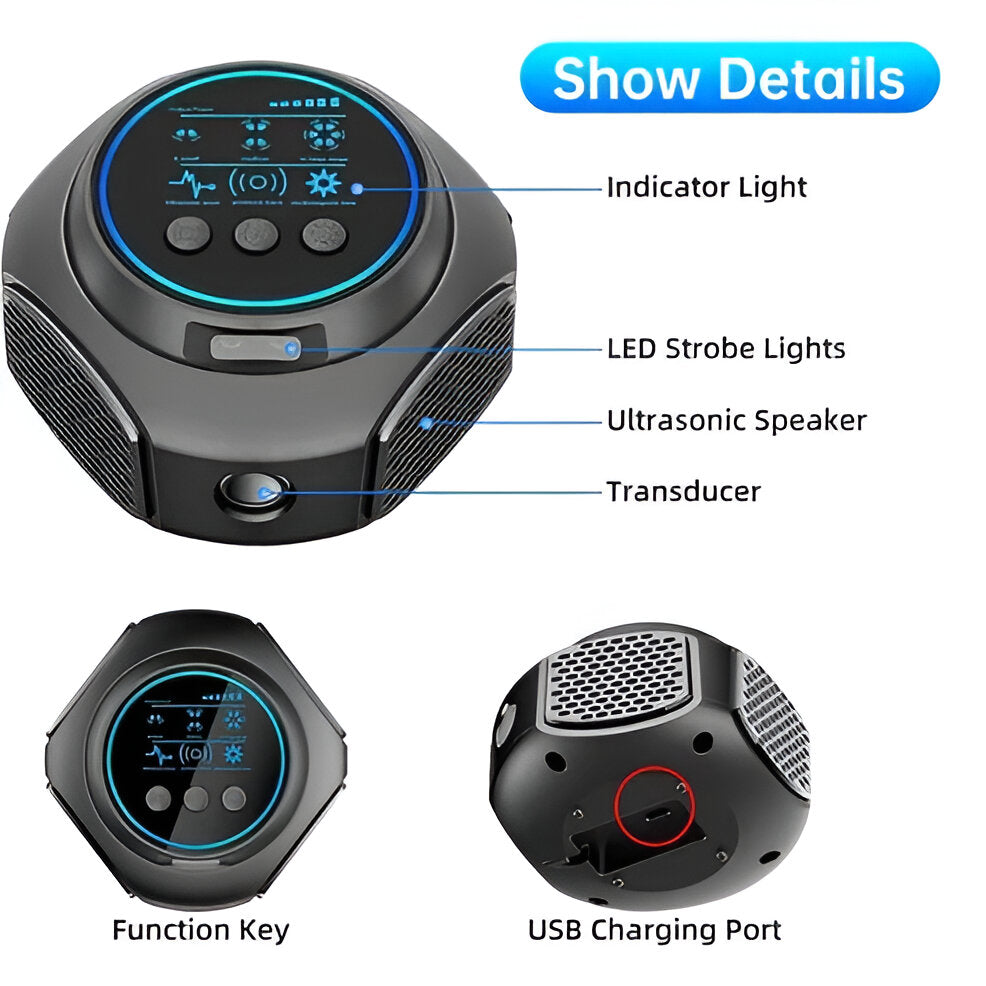 Electronic Ultrasonic Spider Repeller for Home Pest Control