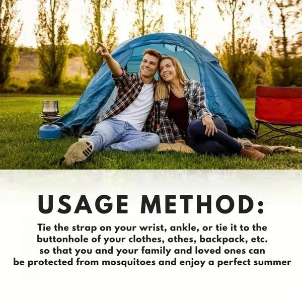 Ultrasonic Mosquito Repellent Wristband for Indoor and Outdoor Use