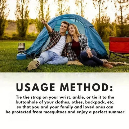 Ultrasonic Mosquito Repellent Wristband for Indoor and Outdoor Use