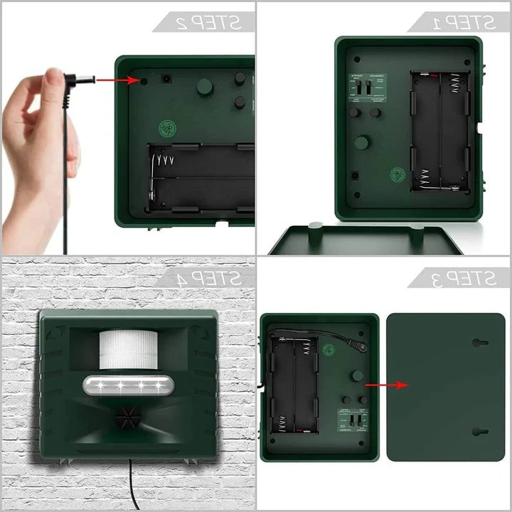 Outdoor Ultrasonic Pest Deterrent For Woodpeckers And Birds