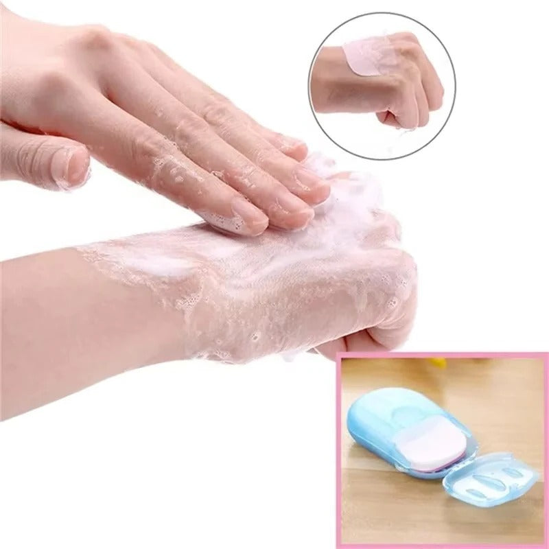 Travel Soap Paper Sheets for Travel, Hiking, and Trips