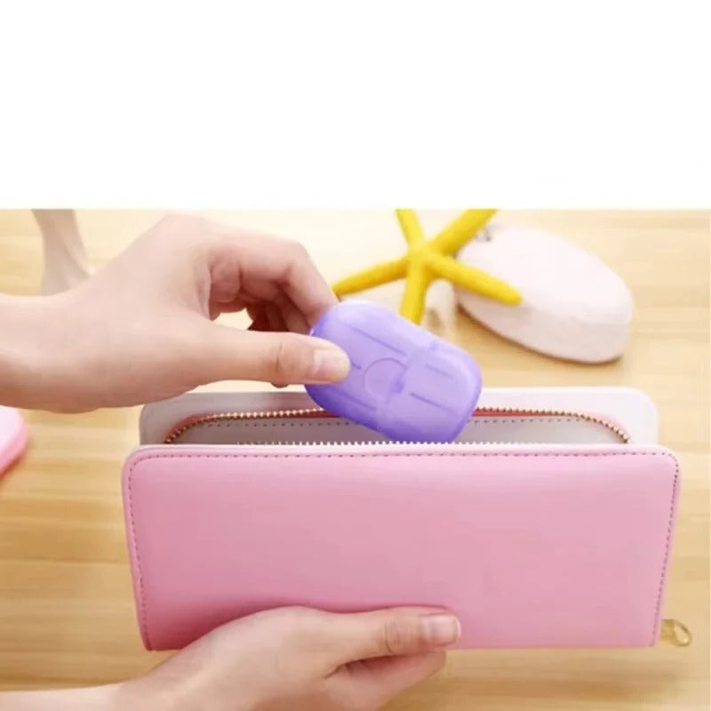 Travel Soap Paper Sheets for Travel, Hiking, and Trips