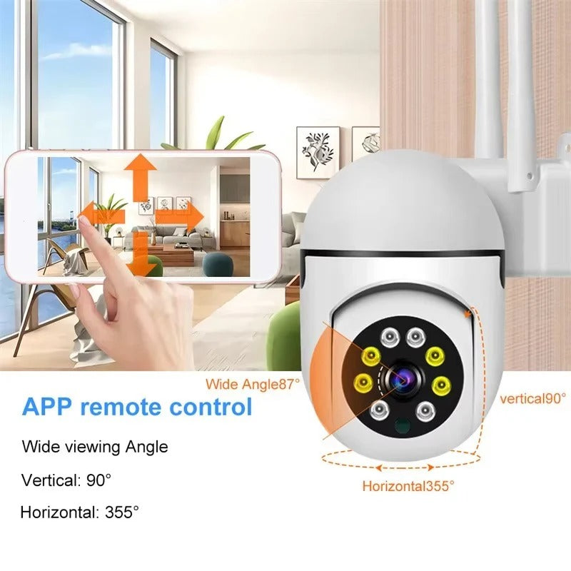 Outdoor 1080P Waterproof PTZ Camera with 4X Zoom Vision